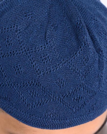 صورة طاقية رجالي لون كحلي